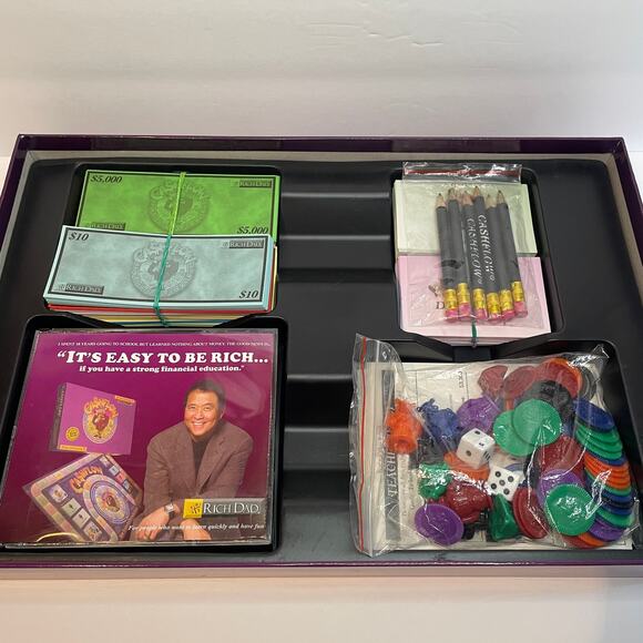Vintage CASHFLOW Board Game Rich Dad Robert Kiyosaki Investing 101 - Picture 10 of 14